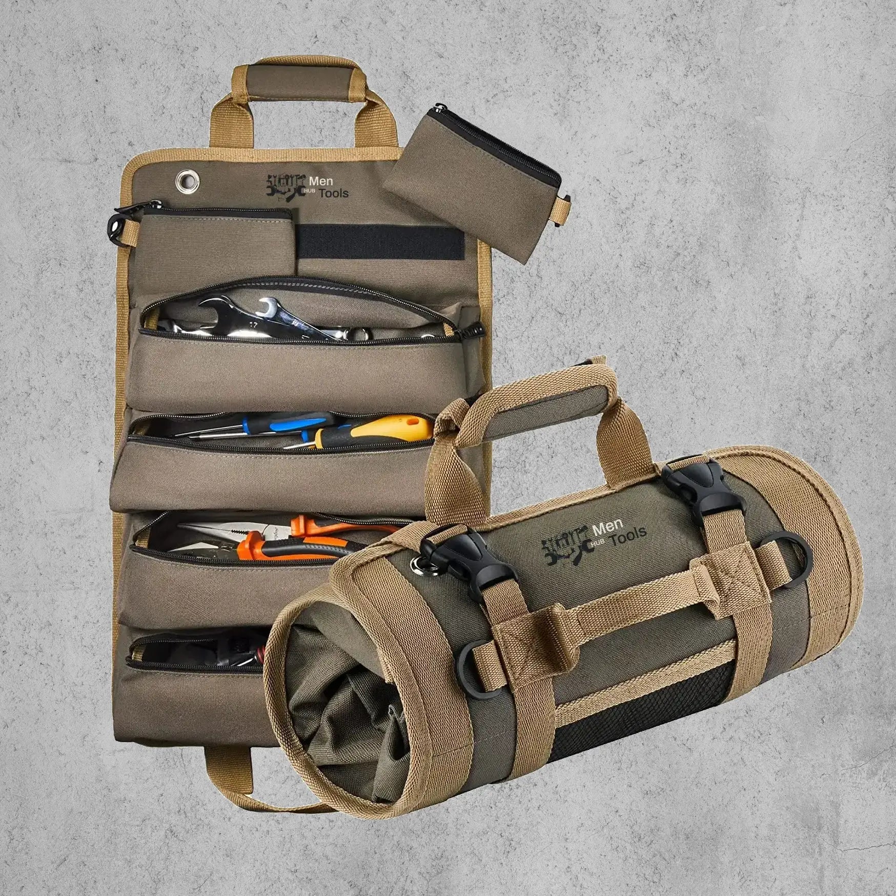 MenToolsHub™ Multi-Purpose Roll-Up Tool Bag