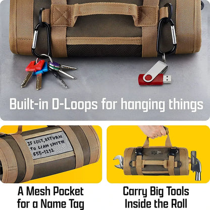 MenToolsHub™ Multi-Purpose Roll-Up Tool Bag